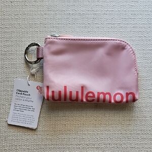 Lululemon Pink Zip Pouch